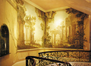 Fresques trompe l'oeil à la française 52